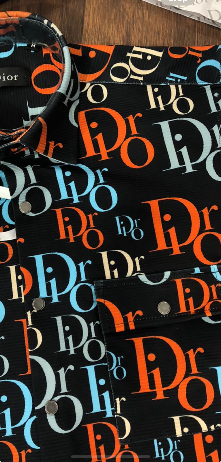 CHRISTIAN DIOR || Coloured Dior Monogram Logo Printed Shirt - FASHION MYST 