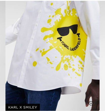 Premium Smiley-Print Shirt - FASHION MYST 