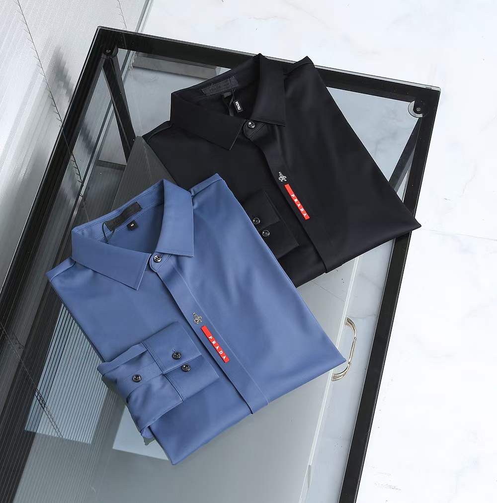 PRADA || Premium Stretchable Long Sleeves Formal Shirts