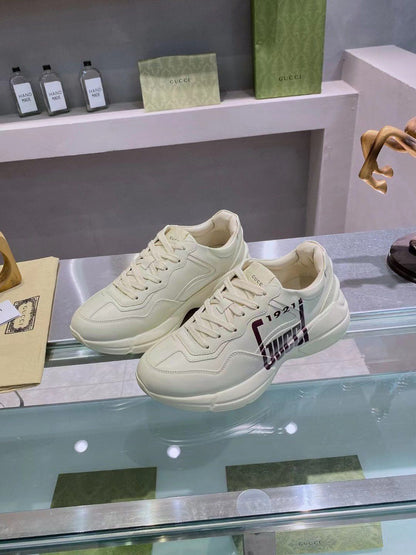 GUCCI || GG Rhyton Street Style Logo Outlet Sneakers - FASHION MYST 