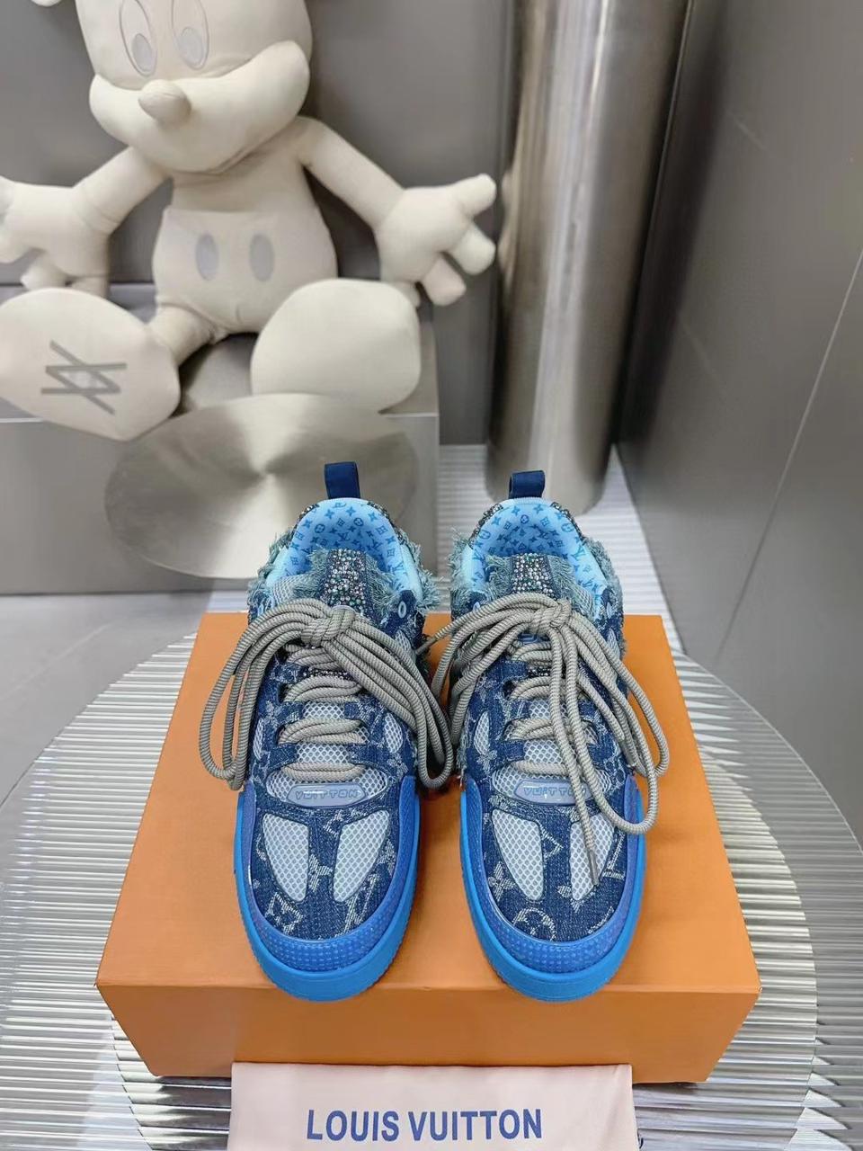 Louis Vuitton | Monogram Street Style Logo Sneakers - FASHION MYST 