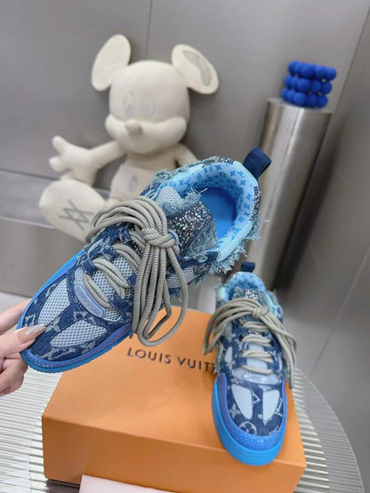 Louis Vuitton | Monogram Street Style Logo Sneakers - FASHION MYST 