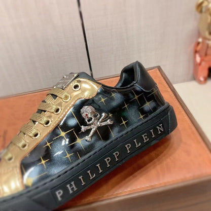 PHILIPP PLEIN | Handmade Pattern Exotic Designer Italy Sneaker - FASHION MYST 