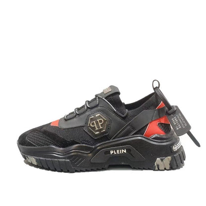 PHILIPP PLEIN LUXURY ITALY ACE CHAIN REACTION FASHION SNEAKERS - FASHION MYST 