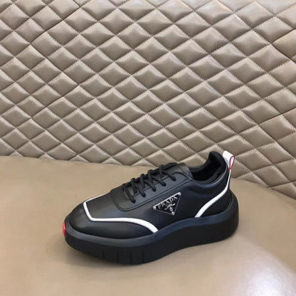 PRADA || BLACK LOW TOP SNEAKER - FASHION MYST 