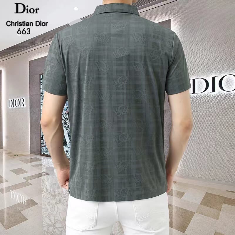 CHRISTIAN DIOR || High-End Short Sleeve Polo T-Shirt Lapel Collar - FASHION MYST 