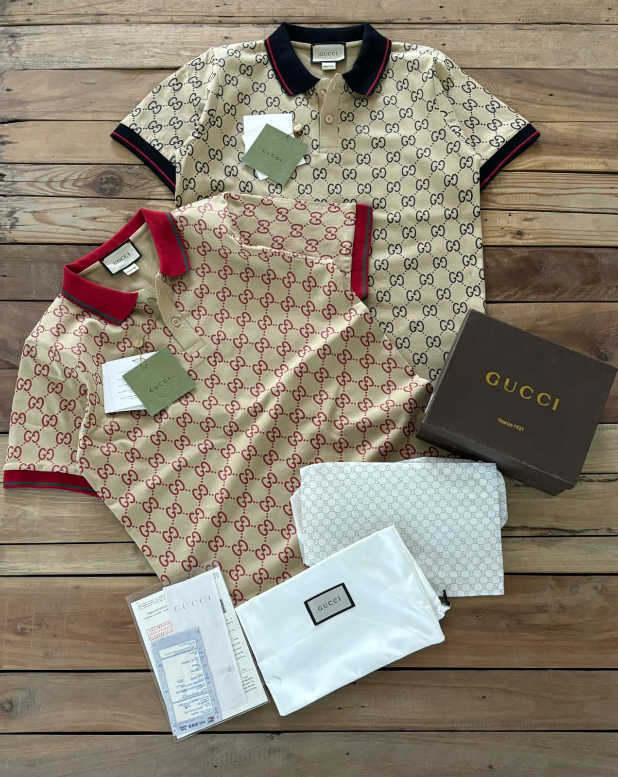 GUCCI || Logo-Jacquard Silk and Cotton-Blend Polo Shirt – FASHION MYST