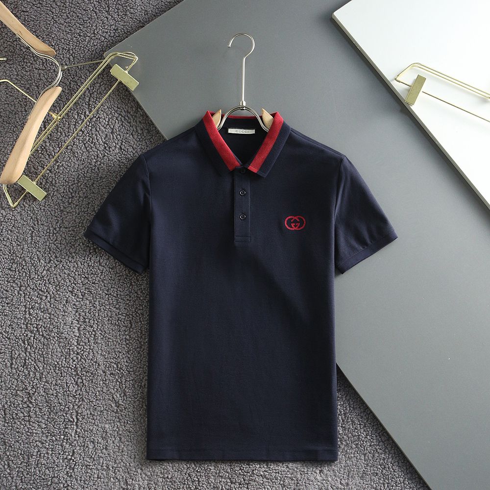 GUCCI || Regular-Fit Polo Tees With Logo Patched - FASHION MYST 