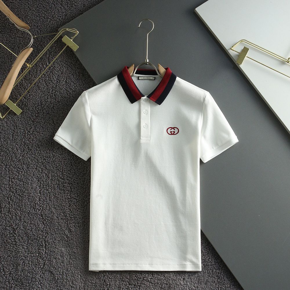 GUCCI || Regular-Fit Polo Tees With Logo Patched - FASHION MYST 