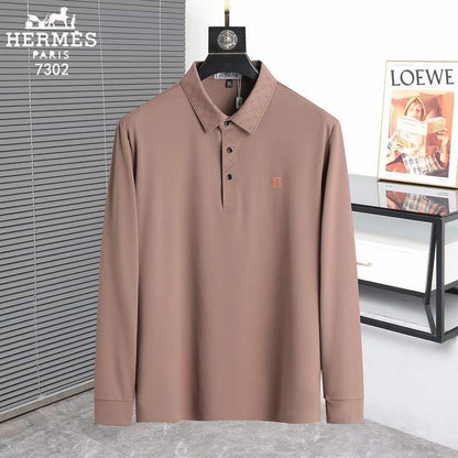 HERMES || PIQUE POLO SHIRT / LONG-SLEEVE - FASHION MYST 