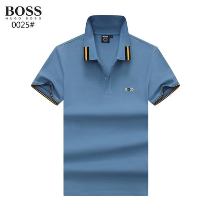 HUGO BOSS || Cotton Piqué Polo T-Shirt - FASHION MYST 