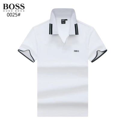 HUGO BOSS || Cotton Piqué Polo T-Shirt - FASHION MYST 