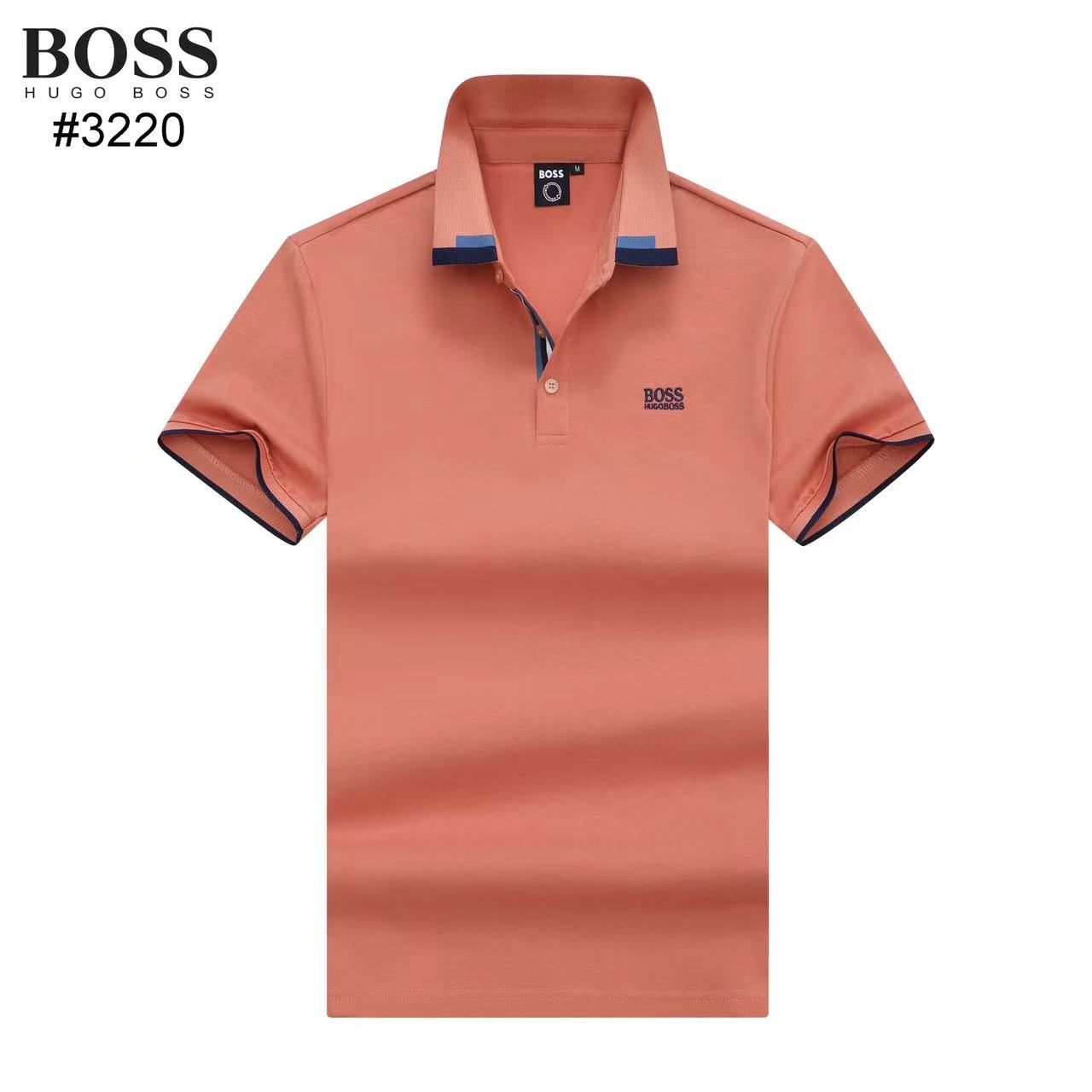 HUGO BOSS || Men Branded Polo Tees With Collar Design - FASHION MYST 