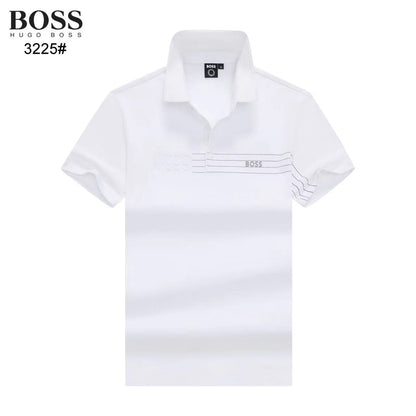 HUGO BOSS || Solid Cotton Slim Fit Men's T-Shirt For Men - FASHION MYST 