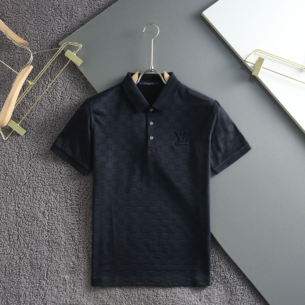 LOUIS VUITTON || Classic Damier Pique Polo T-Shirt - FASHION MYST 