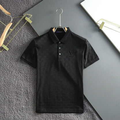 LOUIS VUITTON || Classic Damier Pique Polo T-Shirt - FASHION MYST 