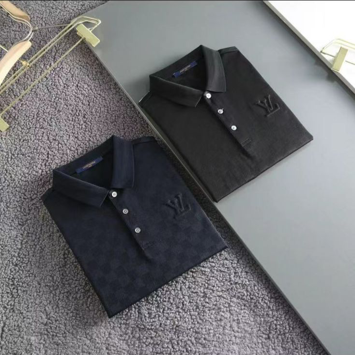 LOUIS VUITTON || Classic Damier Pique Polo T-Shirt - FASHION MYST 