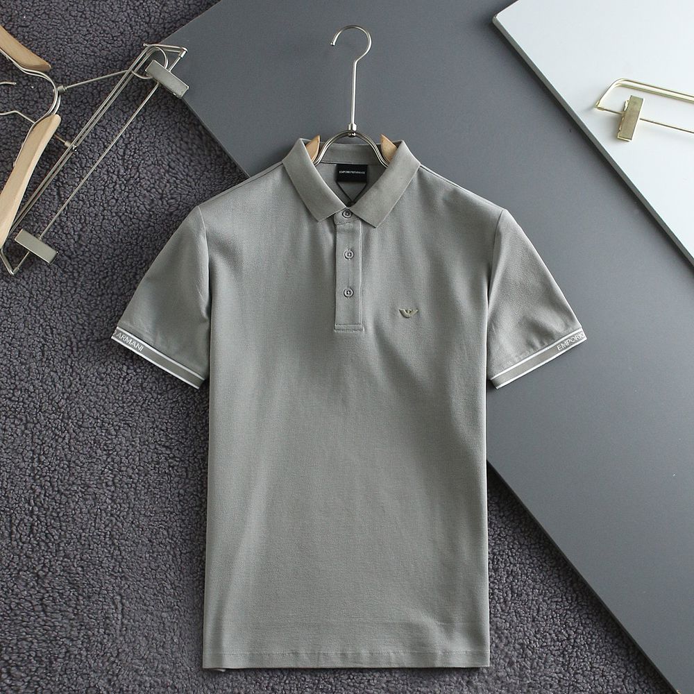 EMPO*IO ARM*NI || Luxury Mercerised Piqué Polo T-Shirt - FASHION MYST 