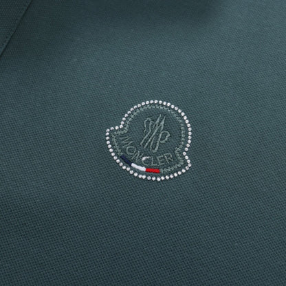 MONCLER || Moncler Logo Striped-Borders Polo T-Shirt - FASHION MYST 