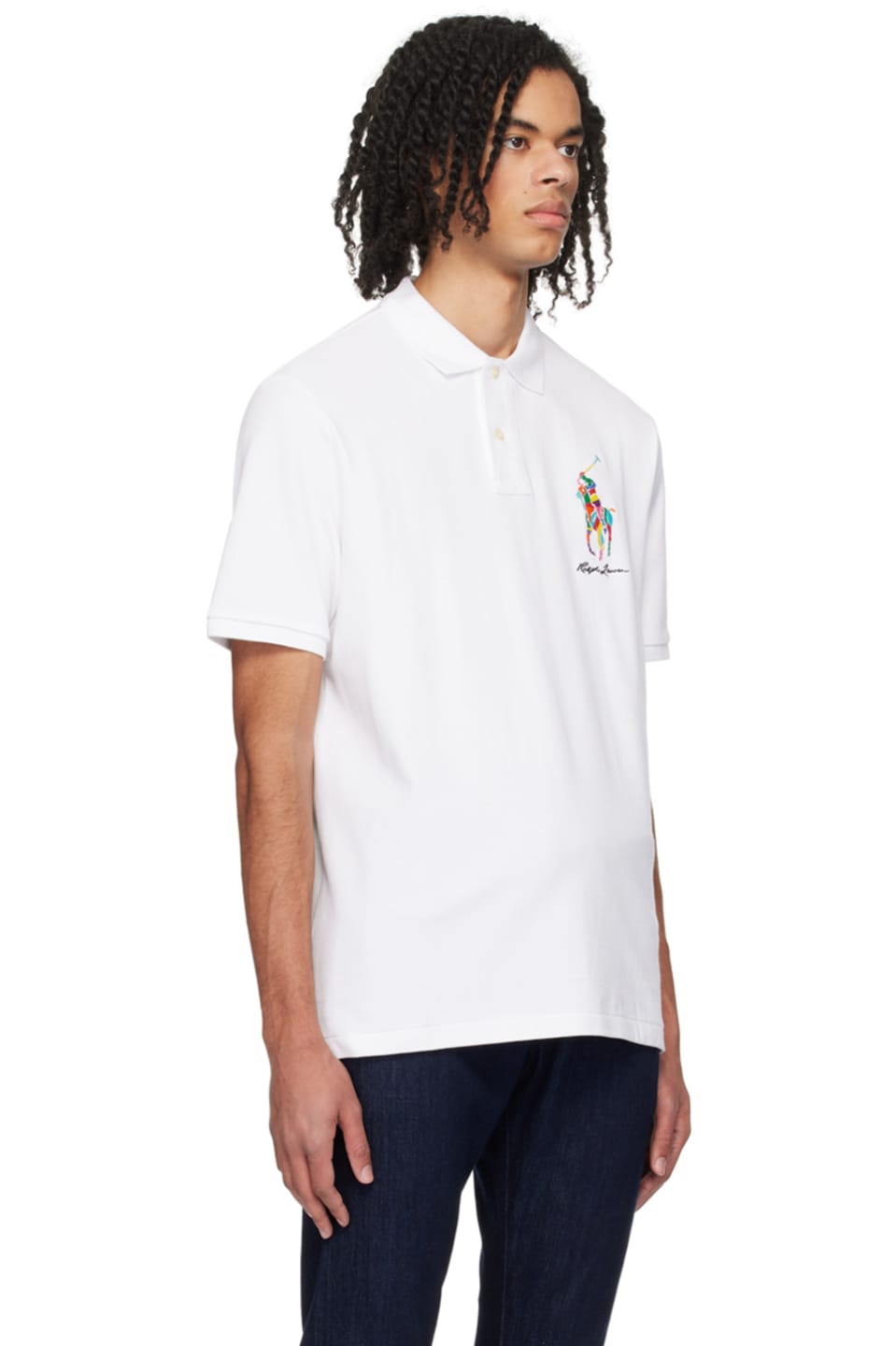 POLO RALPH LAUREN || Piqué Polo White T-Shirt Classic Fit - FASHION MYST 