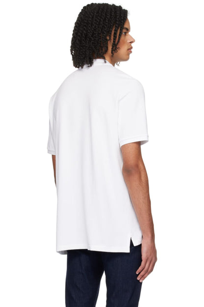 POLO RALPH LAUREN || Piqué Polo White T-Shirt Classic Fit - FASHION MYST 