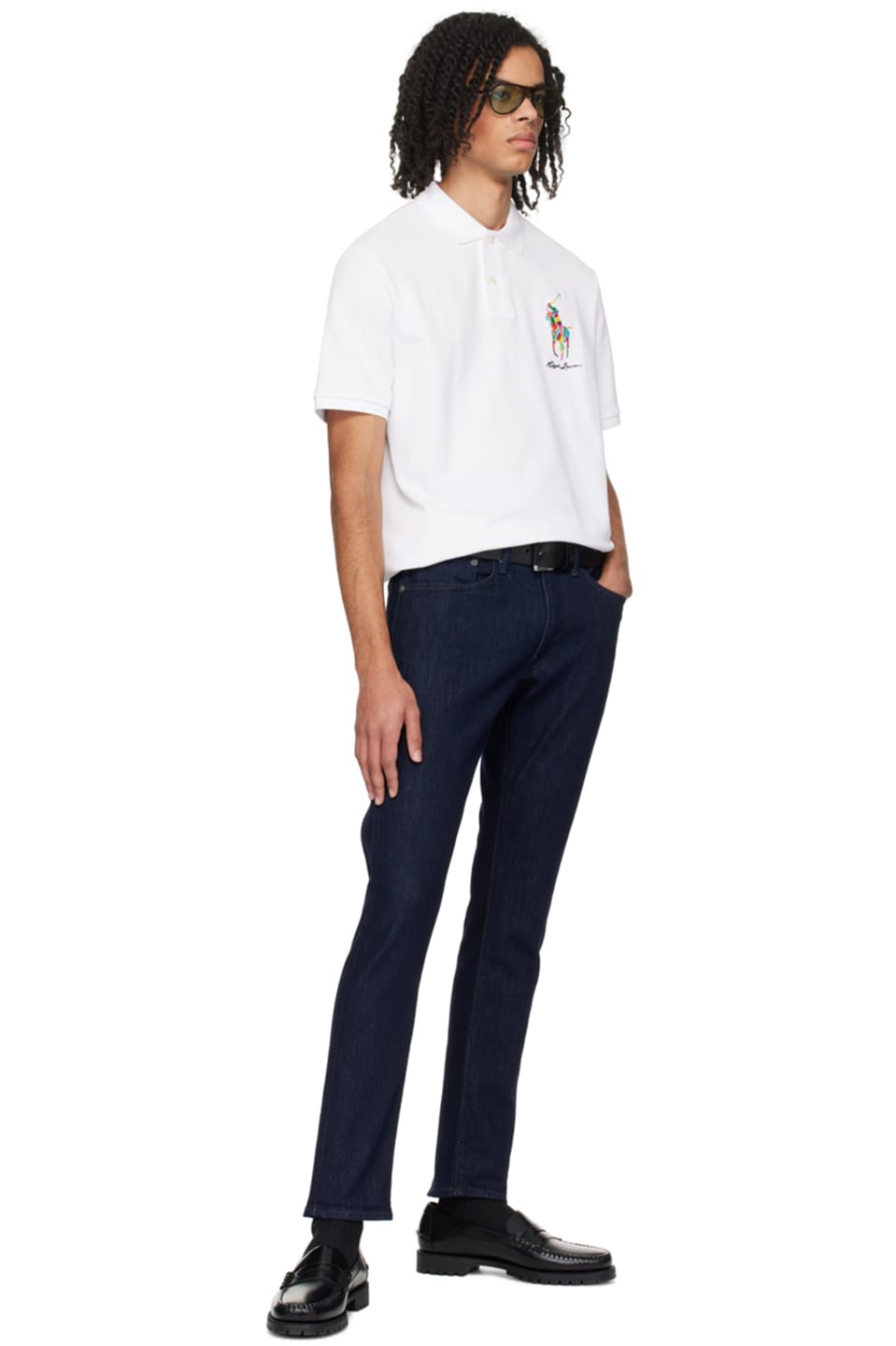 POLO RALPH LAUREN || Piqué Polo White T-Shirt Classic Fit - FASHION MYST 