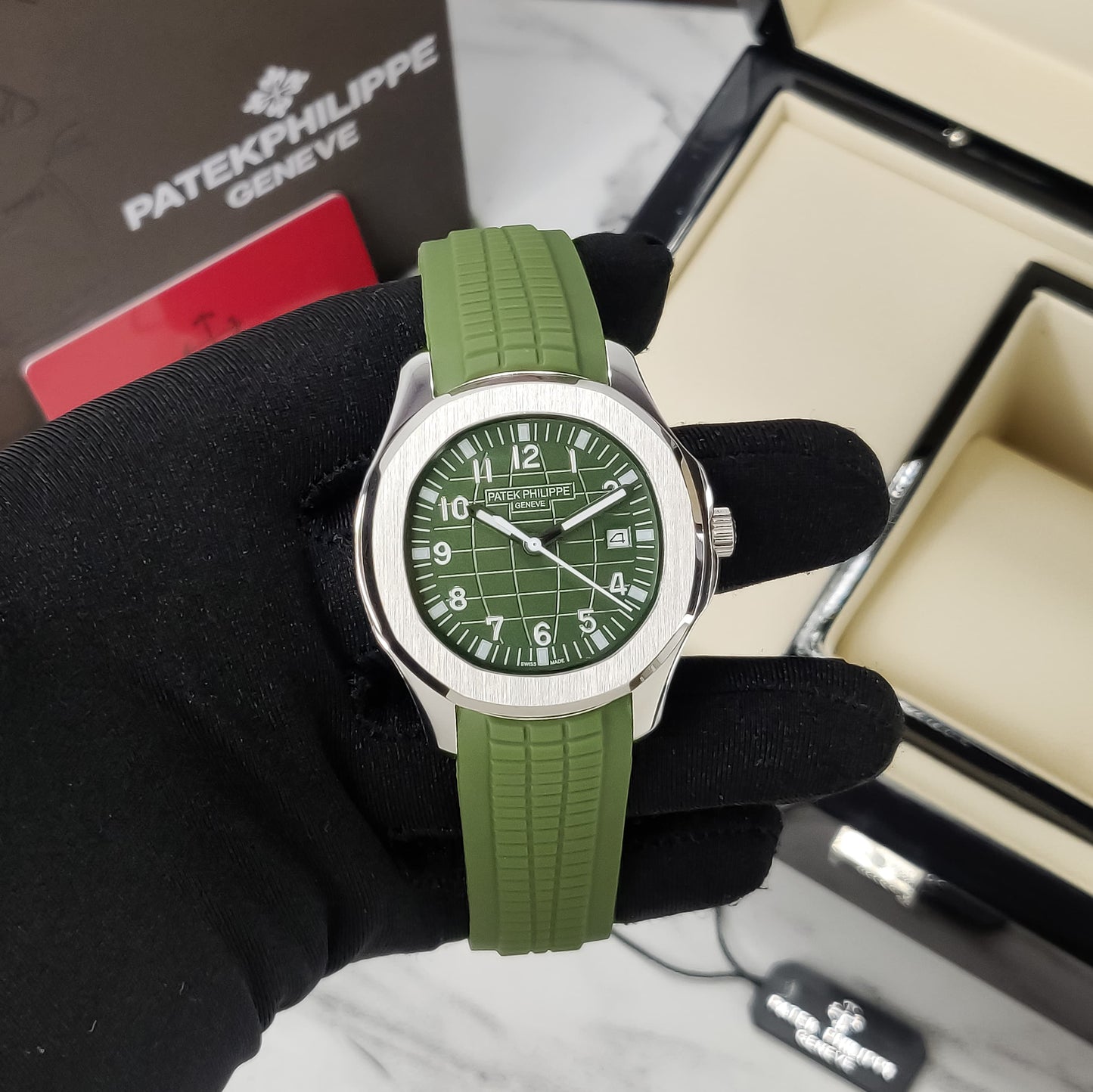 Patek Aquanaut Green Strap 5168g Price Philippe Aquanaut Green