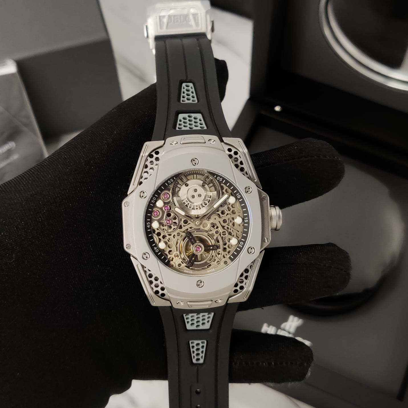 HUBLOT || Men's Hublot Big Bang Tourbillon Samuel Ross Ref#