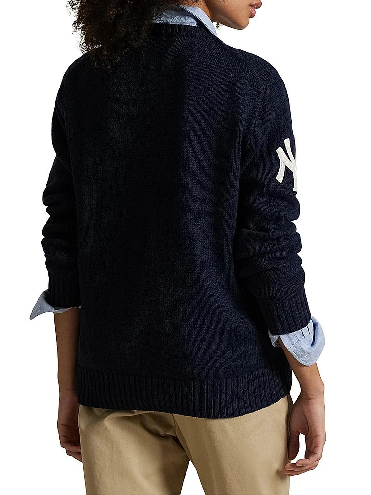 POLO RALPH LAUREN || Yankees Bear Women Jumper Pullover