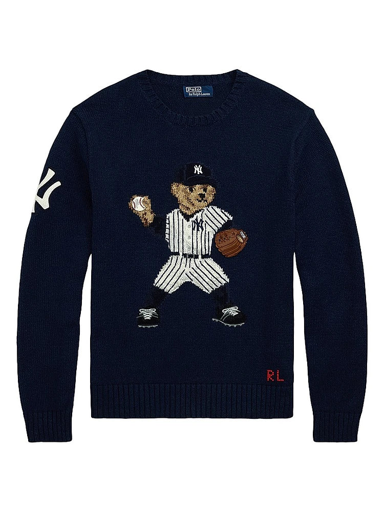 POLO RALPH LAUREN || Yankees Bear Women Jumper Pullover