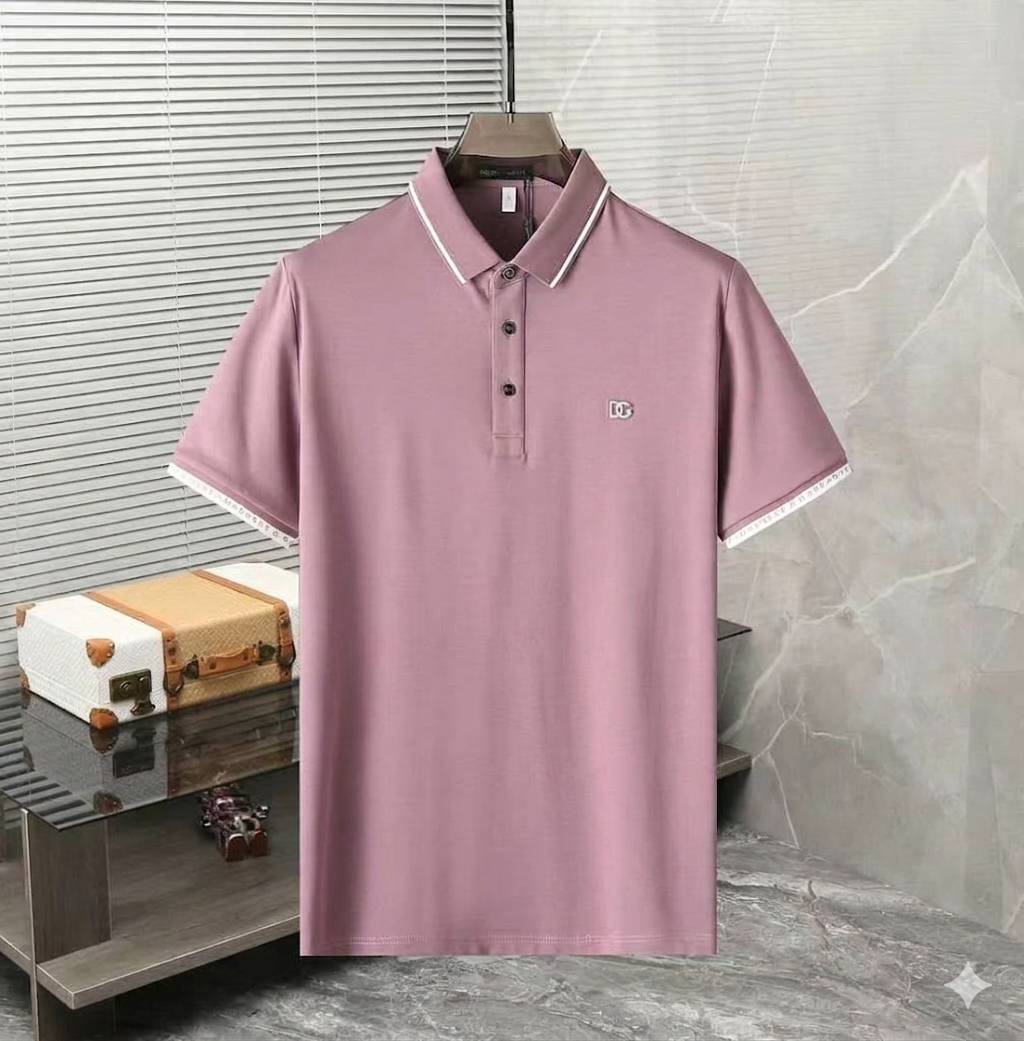 Pink t-shirt styled with denim jeans, casual outfit look
