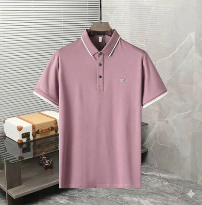 Pink t-shirt styled with denim jeans, casual outfit look
