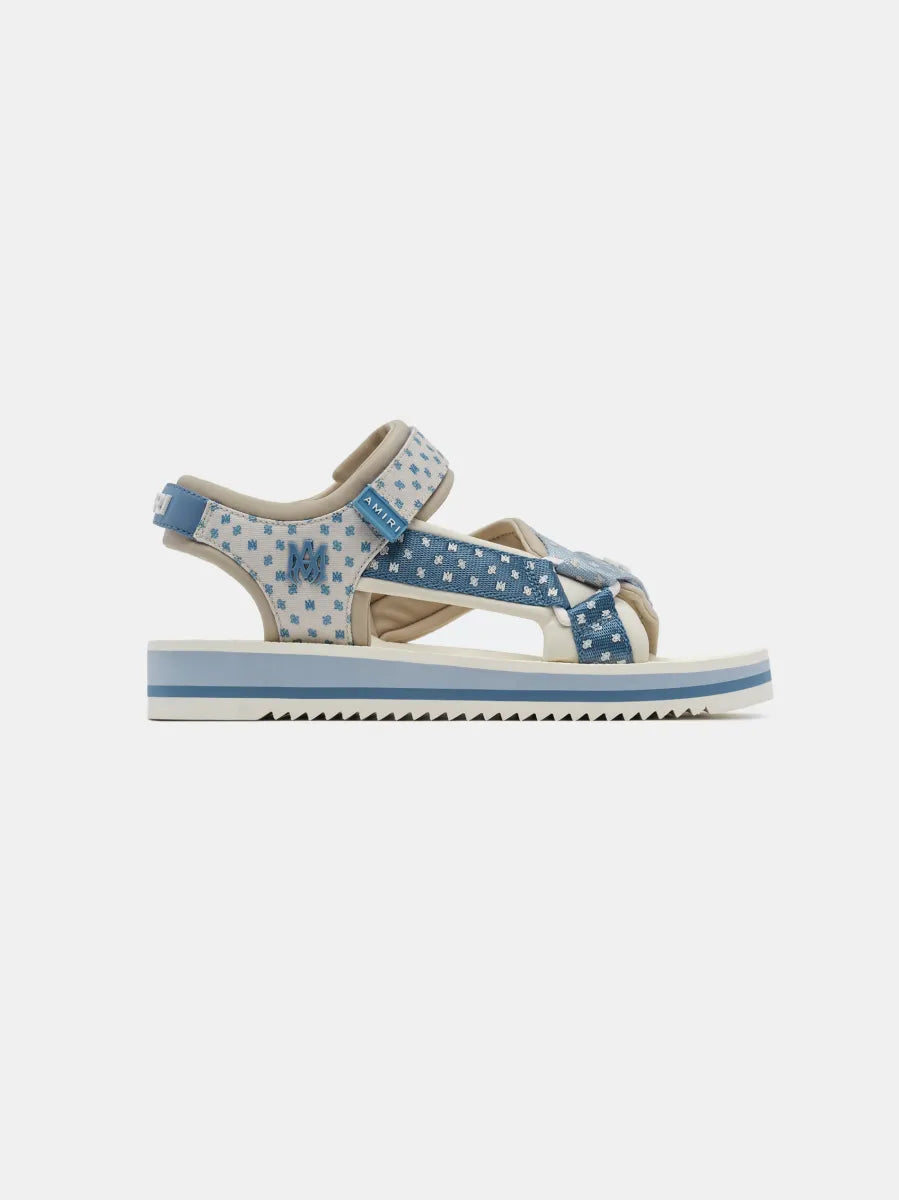 Amiri MA Paisley Sandals Light Blue/Beige Open Toe Sz 10 Proposed in five colorways, the MA Skyline main image 4