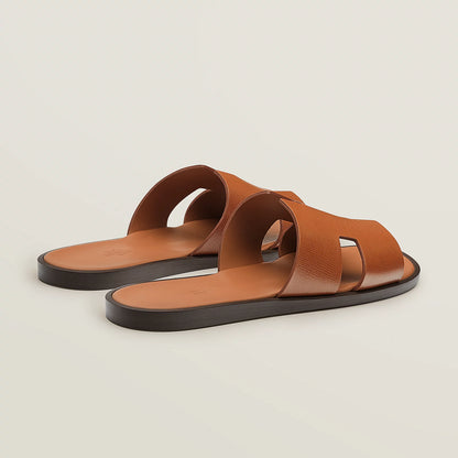 HERMES || Oran Sandal - Iconic "H" Cut-out Leather Slipper