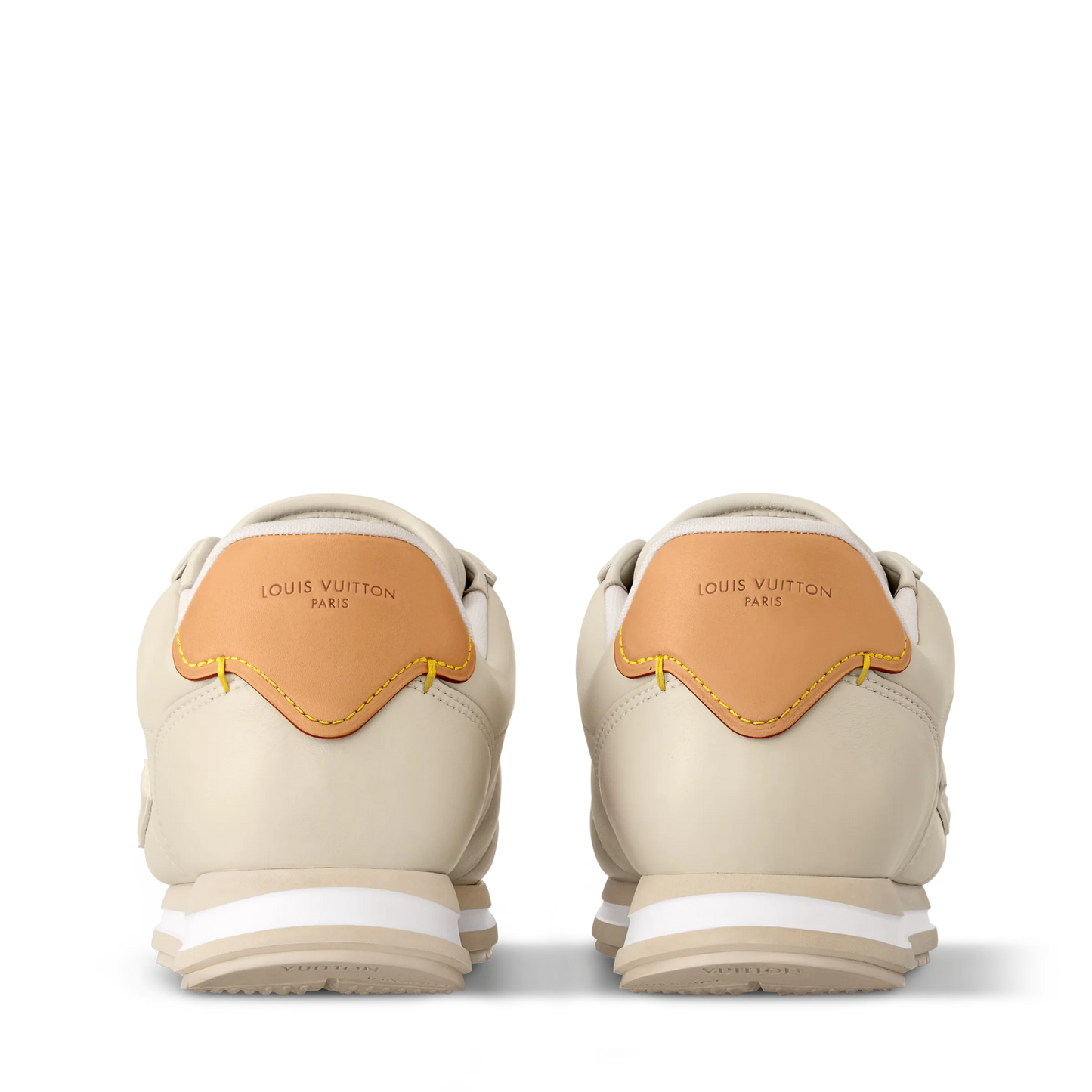 LOUIS VUITTON X TYLER || The Creator "Nairu" Sneakers – Beige & Ochre Monogram Runner