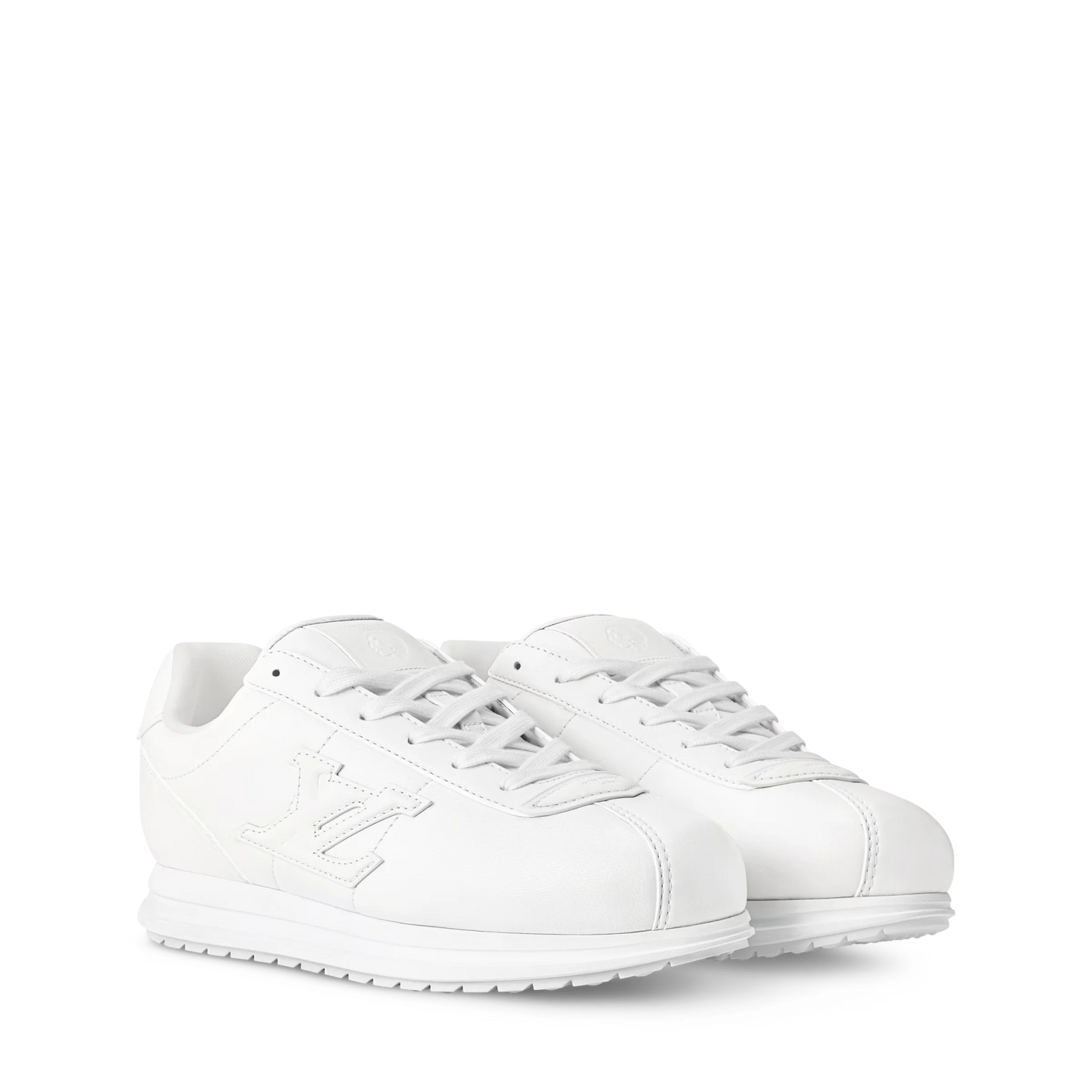 LOUIS VUITTON || LV Buttersoft Sneaker - White Leather Luxury Footwear