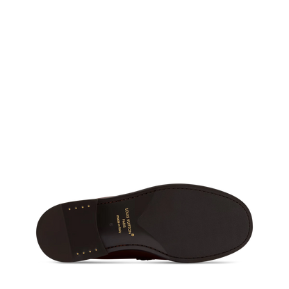 LOUIS VUITTON || LV Oxford Loafer in Burgundy Leather