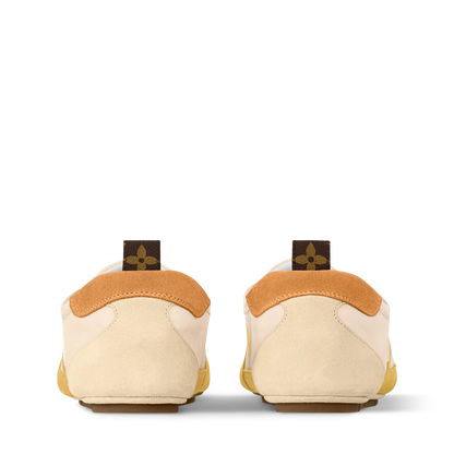 LOUIS VUITTON || LV Sneakerina Women’s Technical Mesh and Suede Sneakers – Beige/Yellow - FASHION MYST