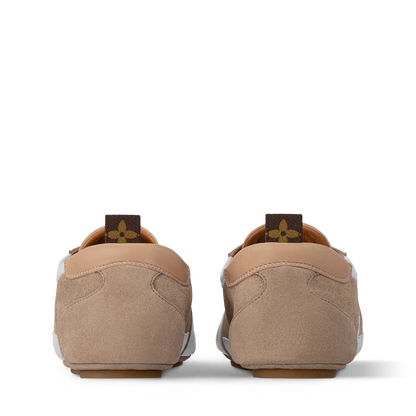LOUIS VUITTON || LV Sneakerina in Suede Calf Leather – Beige/White - FASHION MYST