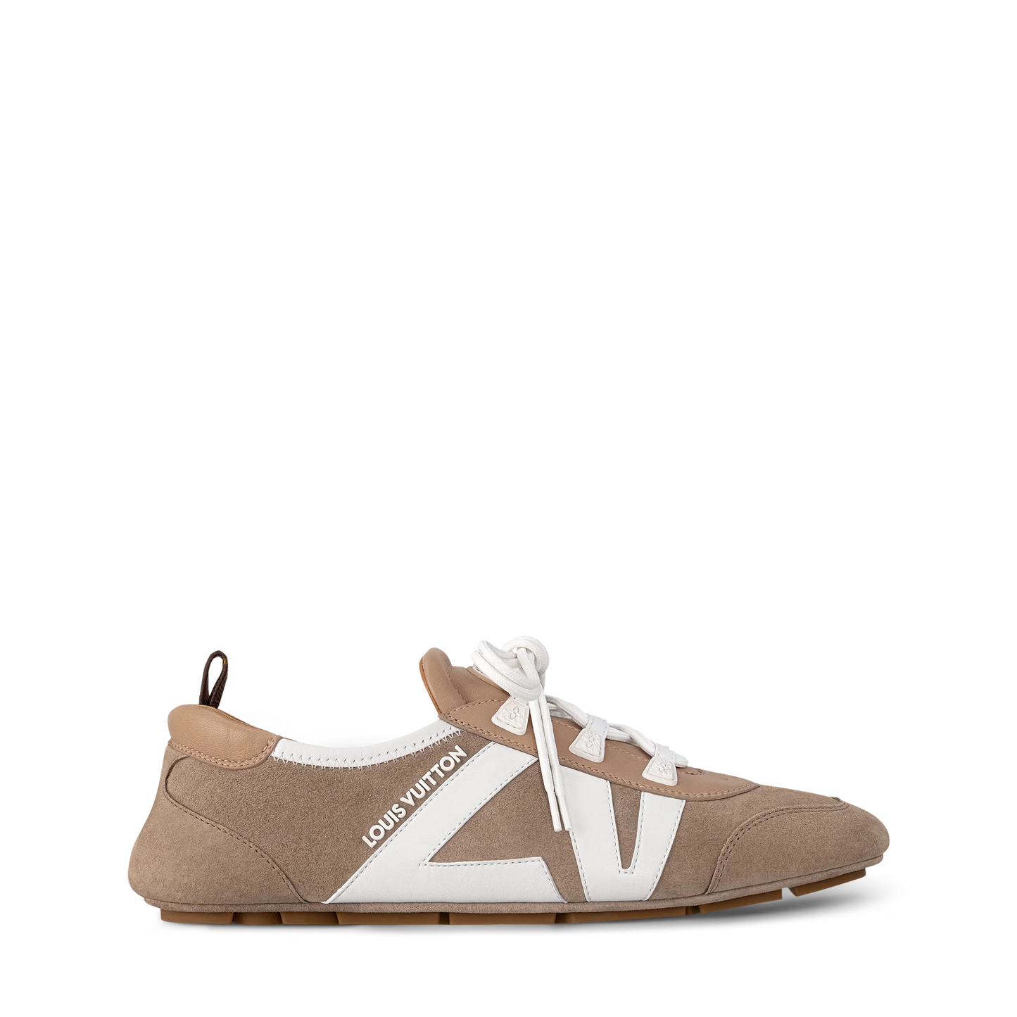 LOUIS VUITTON || LV Sneakerina in Suede Calf Leather – Beige/White - FASHION MYST