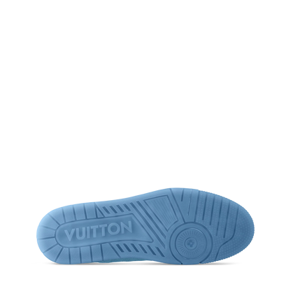 LOUIS VUITTON || Sky Blue LV Trainer: A Monogram Masterpiece
