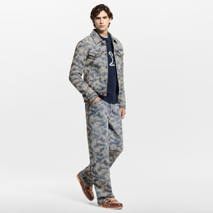 LOUIS VUITTON || LV Trainer Sneaker - Burgundy and Beige Technical Mesh