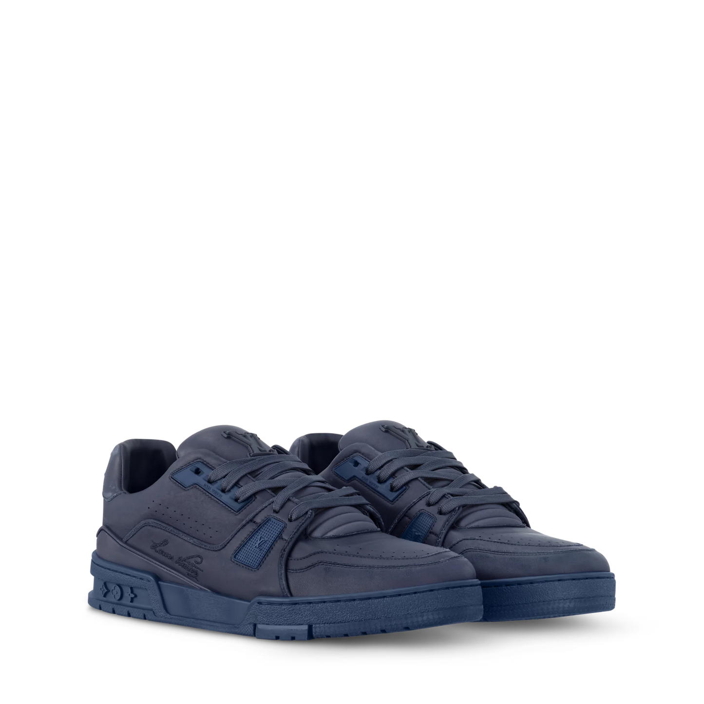 LOUIS VUITTON || Signature Low-Top: Midnight Blue Edition