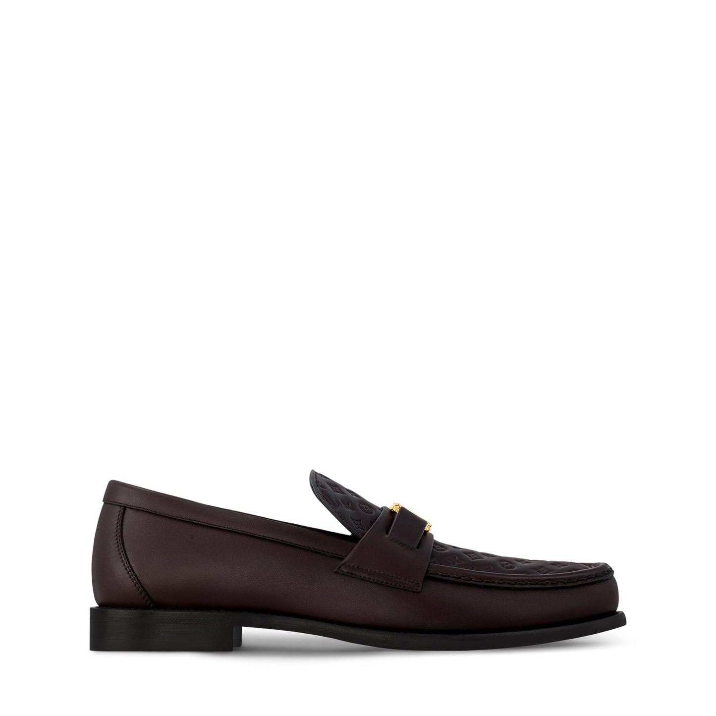 LOUIS VUITTON || Major Loafer – Marron Monogram Embossed Leather