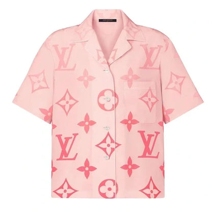 LOUIS VUITTON || Monogram Ombré Silk Pyjama Top - FASHION MYST 