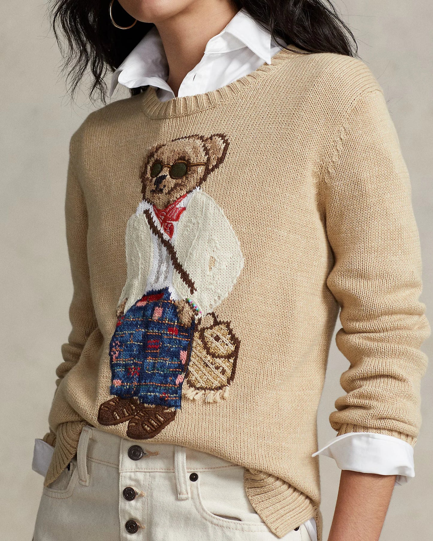 POLO RALPH LAUREN || Polo Bear Cotton-Blend Jumper For Women