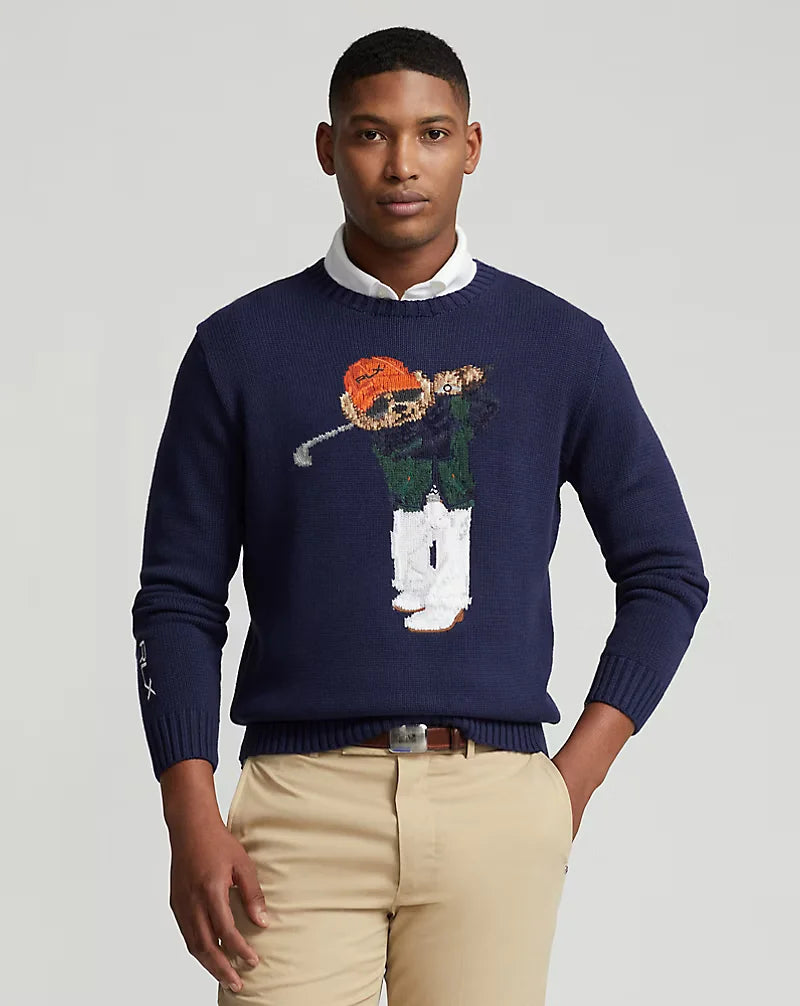 POLO RALPH LAUREN || Polo Bear Cotton-Blend Jumper Pullover