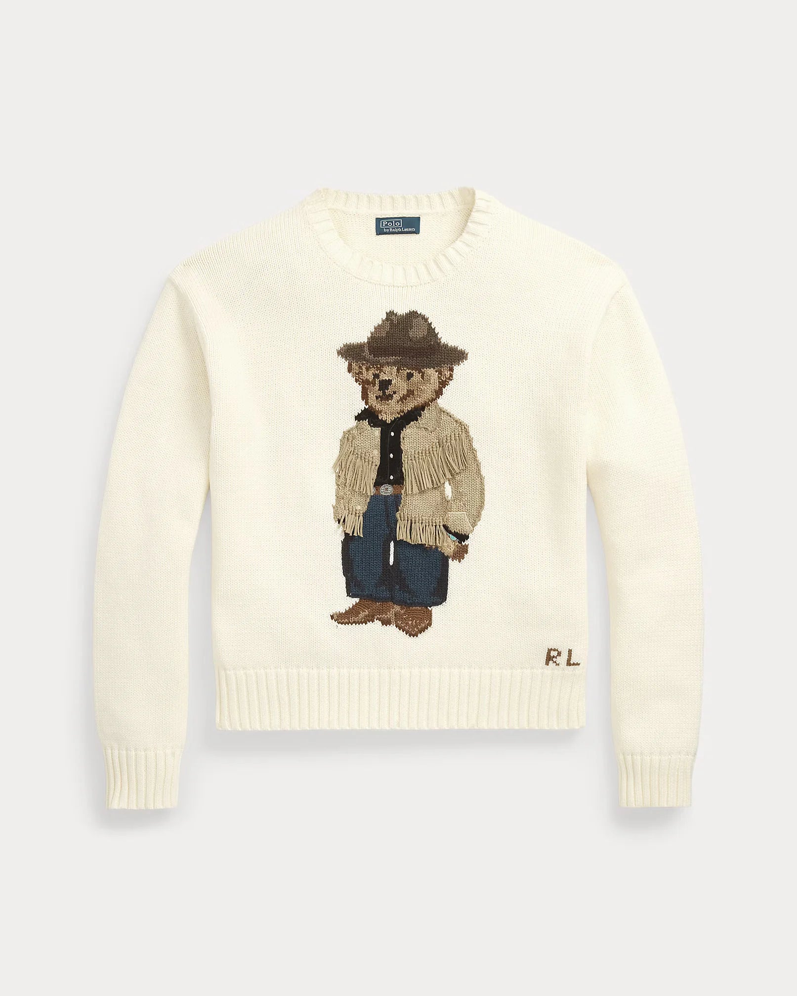 POLO RALPH LAUREN || Polo Bear Cotton Crewneck Jumper For Women