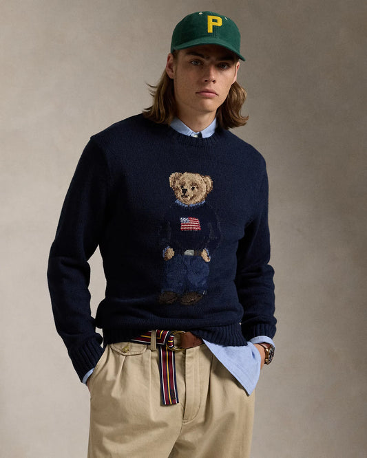 POLO RALPH LAUREN || Polo Bear Cotton-Linen Unisex Jumper Pullover