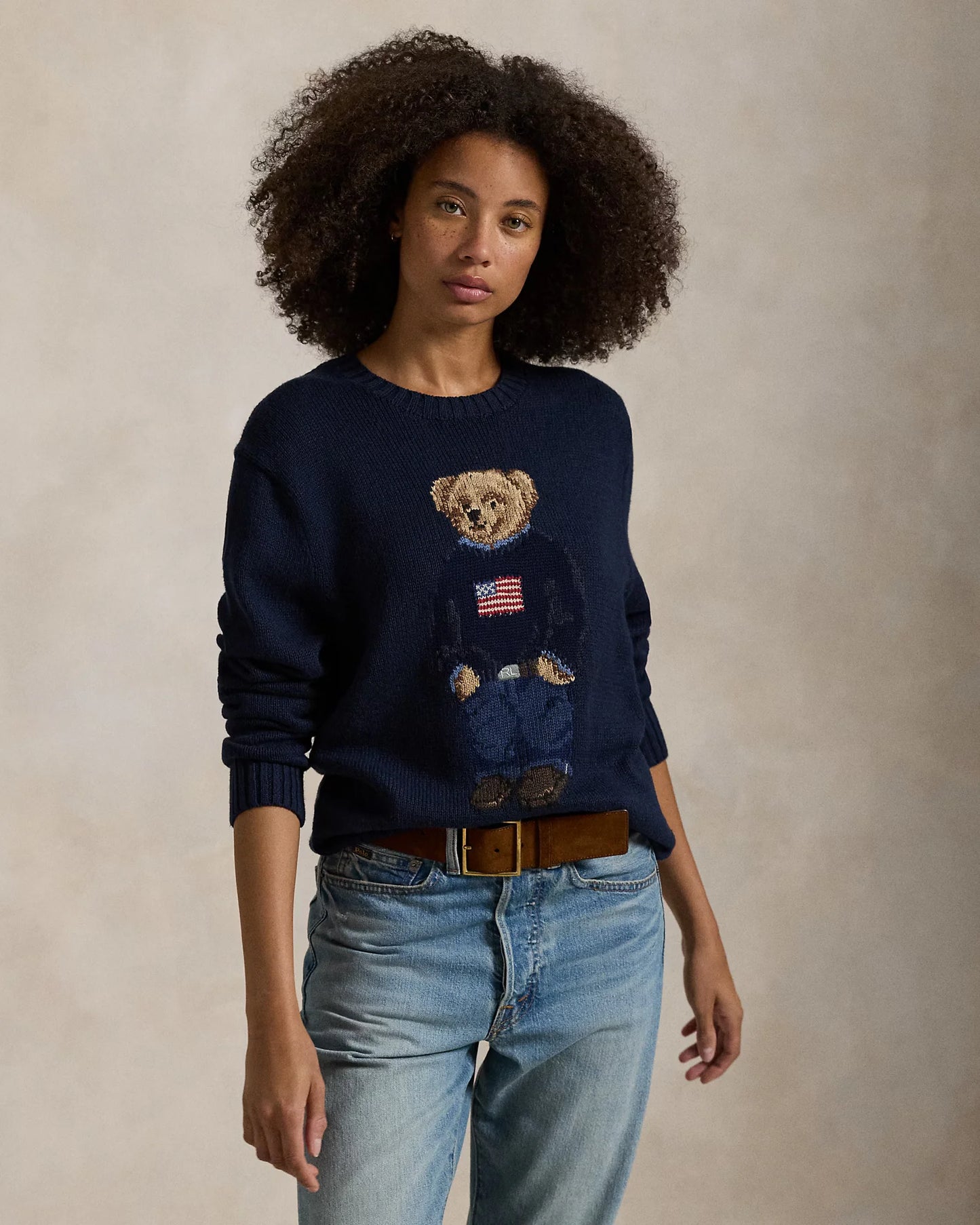 POLO RALPH LAUREN || Polo Bear Cotton-Linen Unisex Jumper Pullover